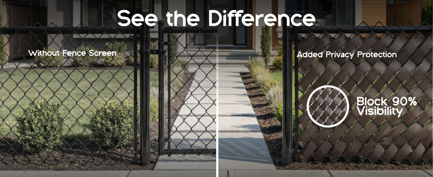 Chain Link Fence Privacy Tape