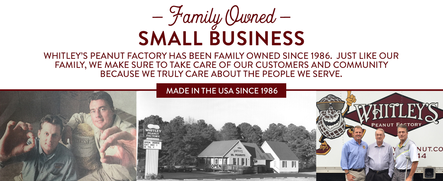 images of Whitley&amp;#39;s past and present owners and original store. Text - brand statement