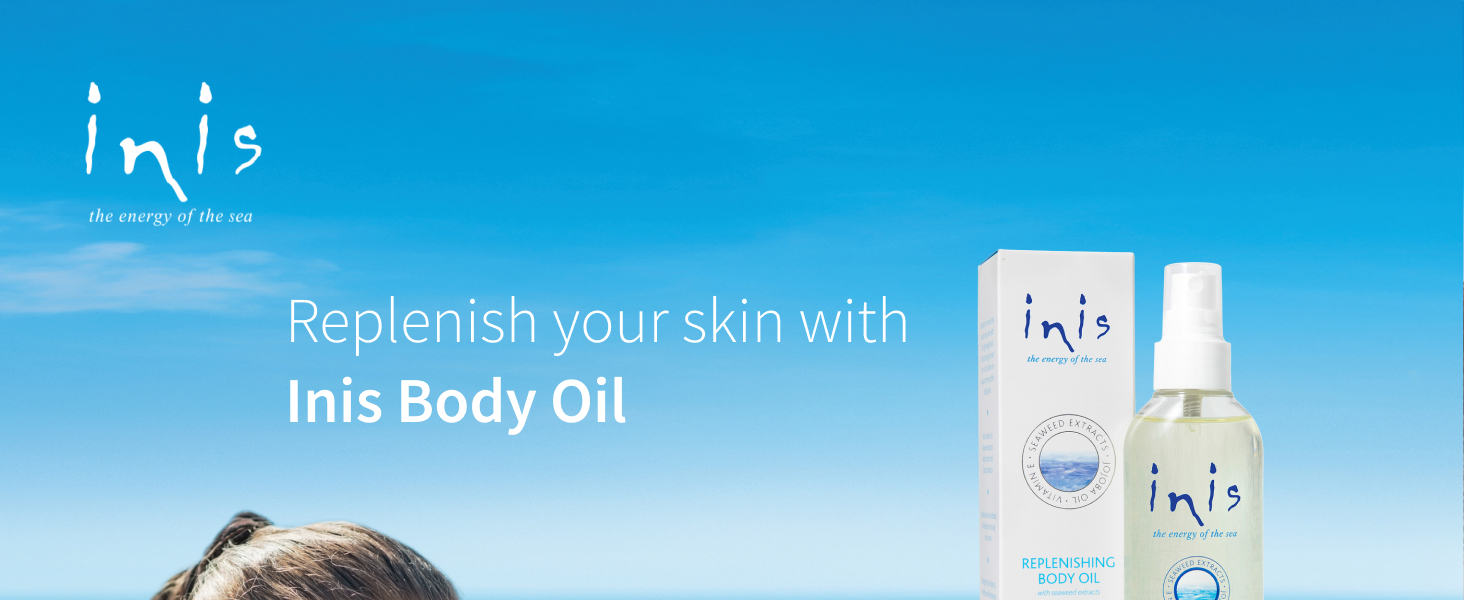 replenish your sking with inis body oil