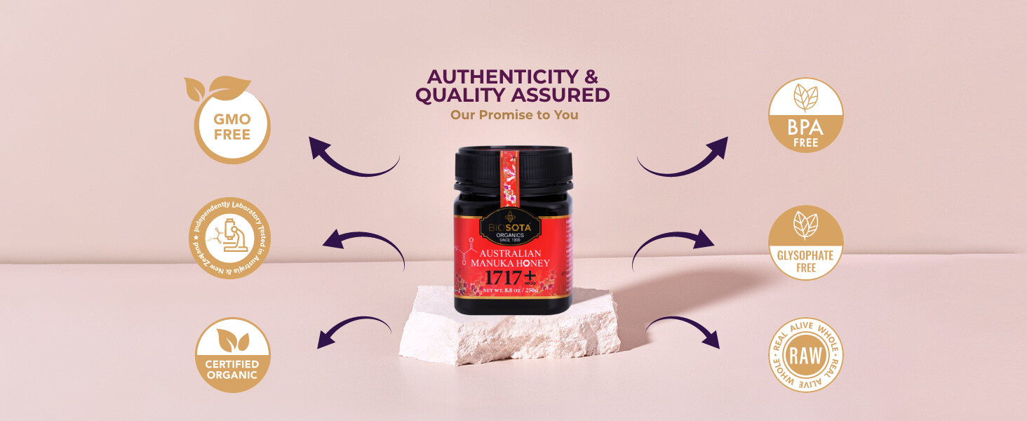 Biosota Australian Manuka Honey MGO 1717