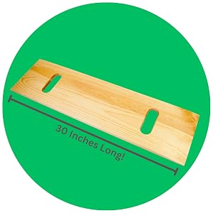 Transfer Slide Board is 30 inches for Seniors Adults and the Elderly