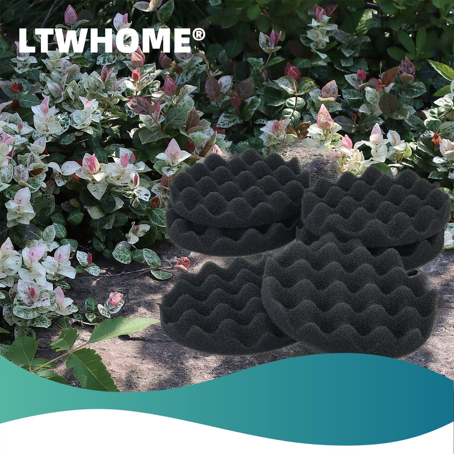 Bio-Foam Filter Pads Fit for Fluval FX5 / FX6 Filters (Pack of 6)