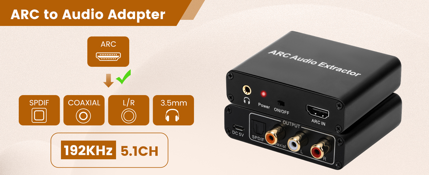 hdmi arc audio extractor