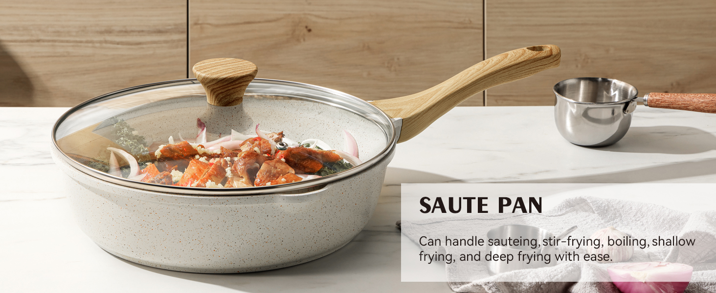 saute pan with lid