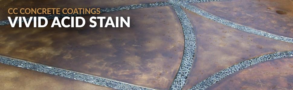 Concrete Coatings Vivid Acid Stain for floors and patios