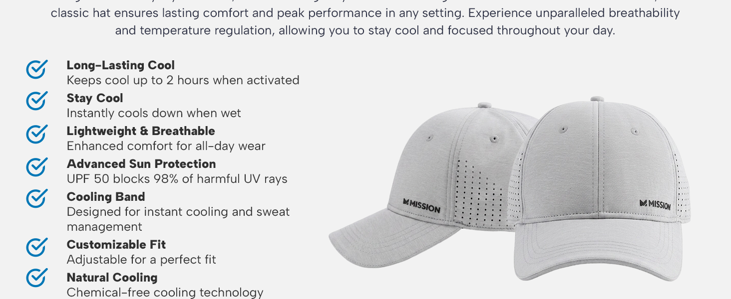 Cooling Performance Vented Hat