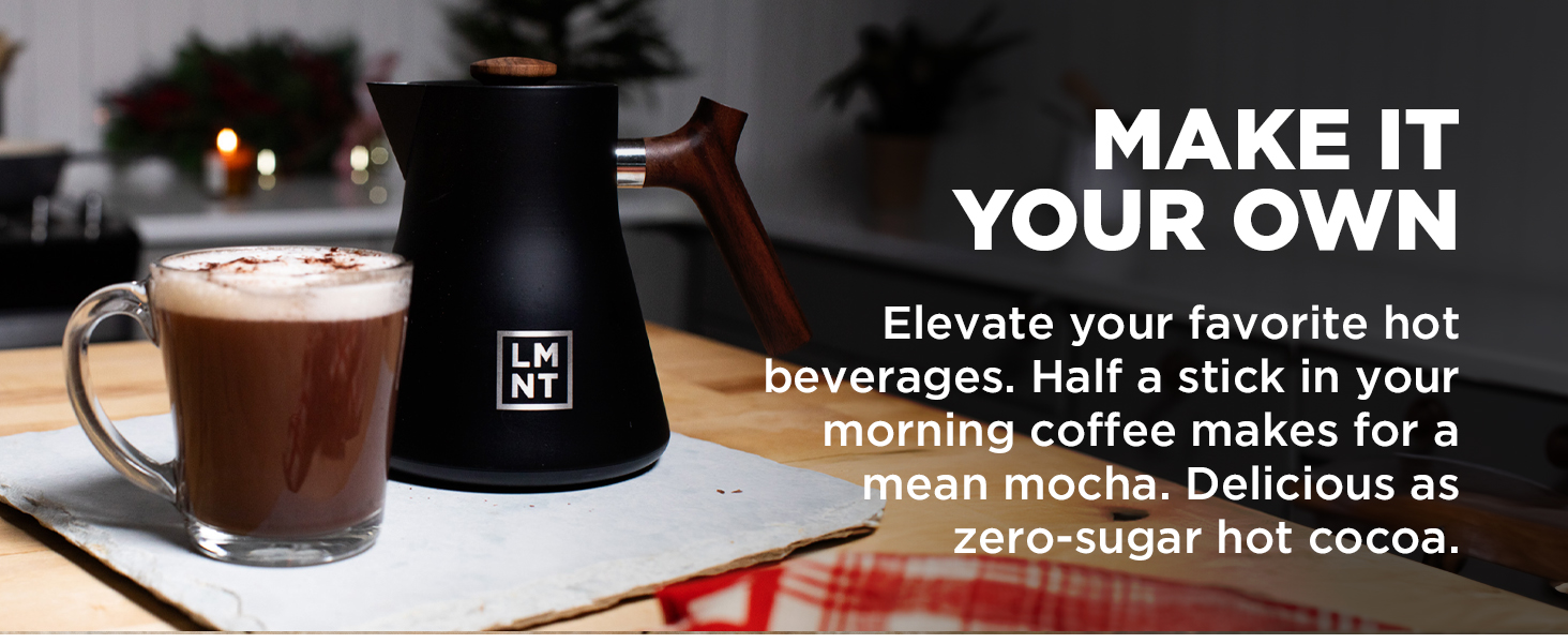 favorite hot beverage morning afternoon night rich coffee mocha flavor delicious zero sugar cocoa
