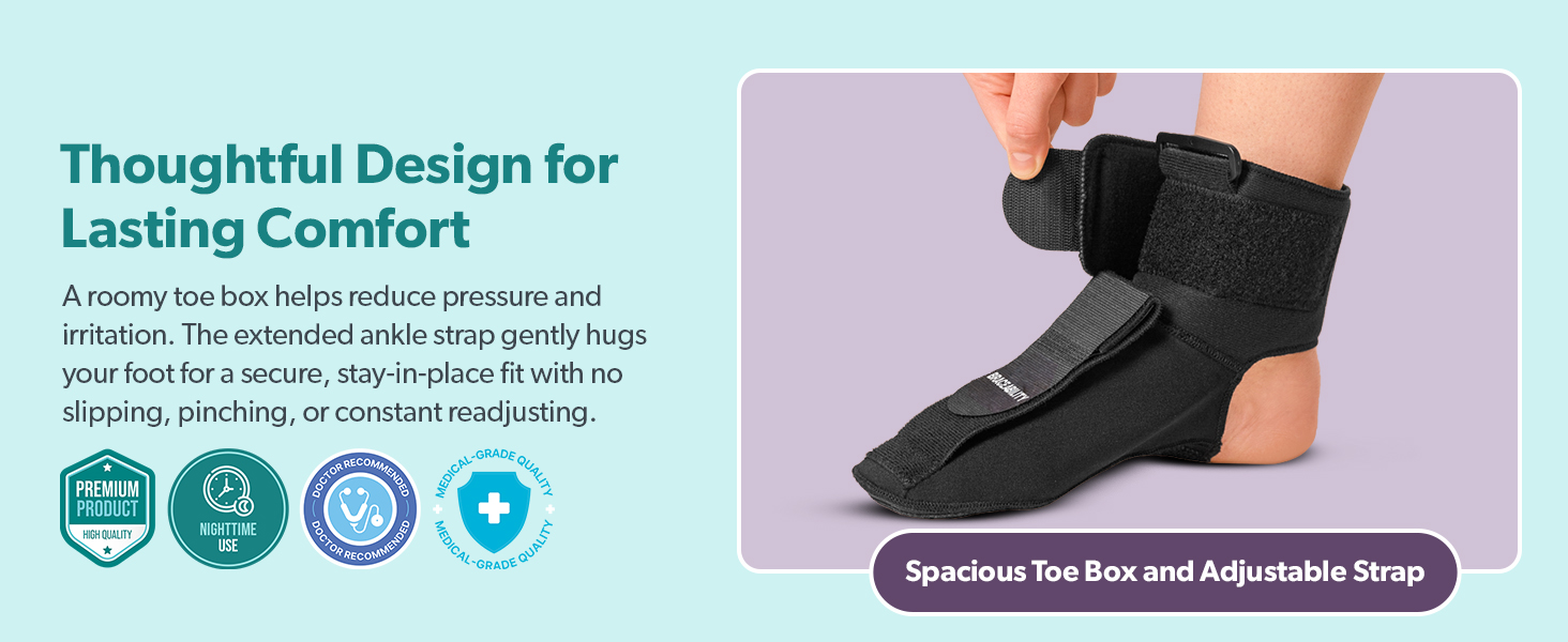 Braceability Plantar Fasciitis Night Splint Sock
