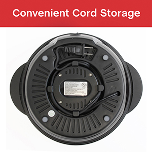 Convenient Cord Storage