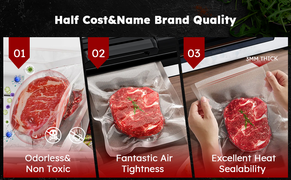 vacuum sealer bags rolls