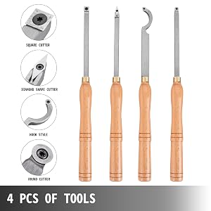 wood lathe turning tools