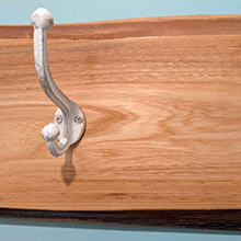 TotalBoat Gleam Polyurethane Varnish Used on Coat Rack Home Decor