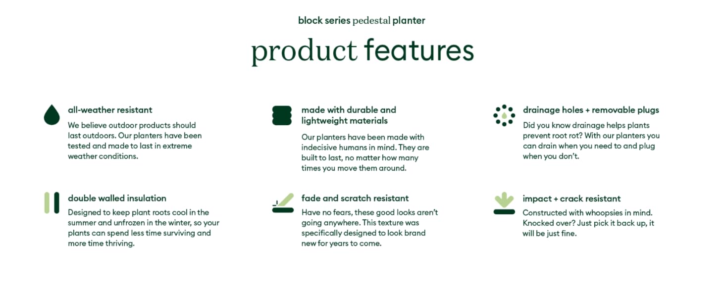 Block Pedestal Feature Desktop