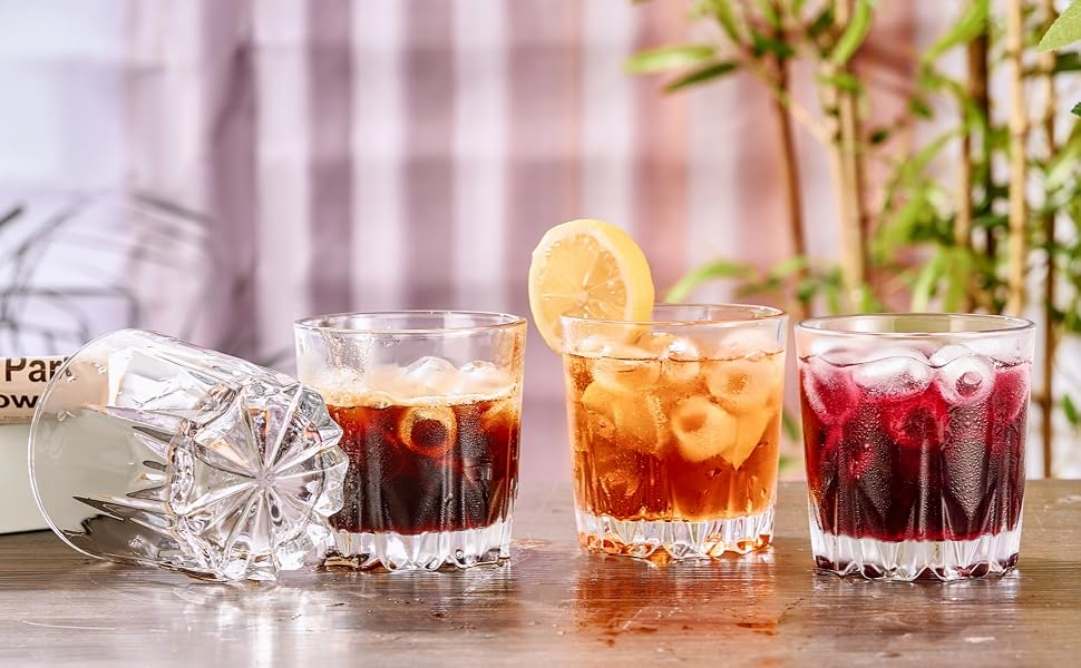 whiskey glasses set of 4