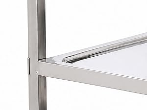stainless steel cart High-quality Stainless Steel Utility Cart