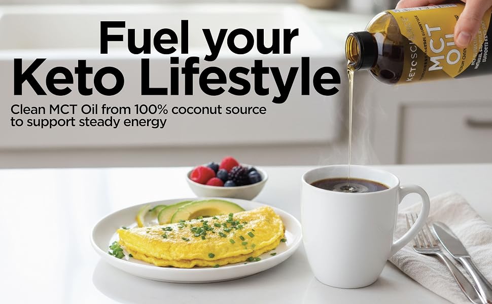 Keto Science MCT Oil coconut oil aceite de coco cooking oil coconut oil organic coconut oil for cook