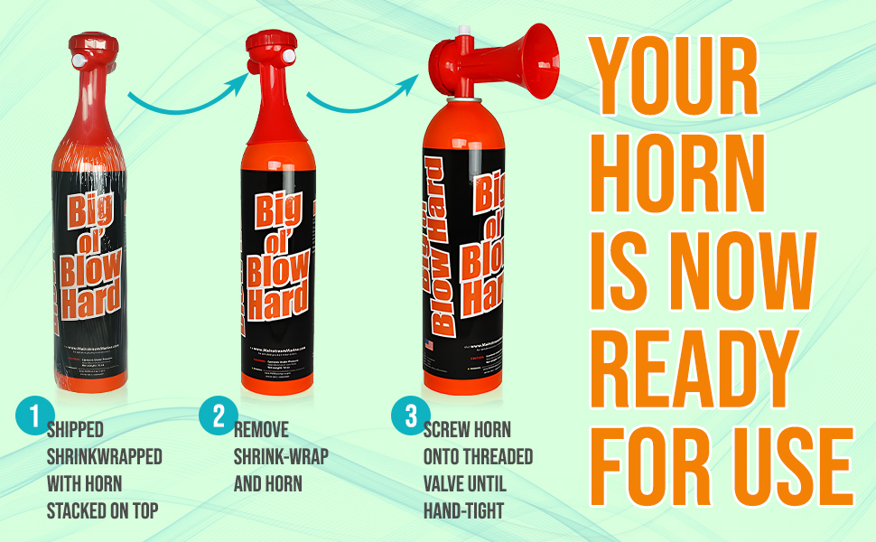 blow horn easy use fog smoke