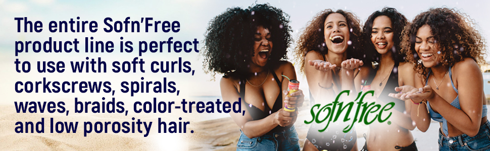 Sofn’Free Moisturizer &amp; Curl Activator low porosity hair products curl setting lotion