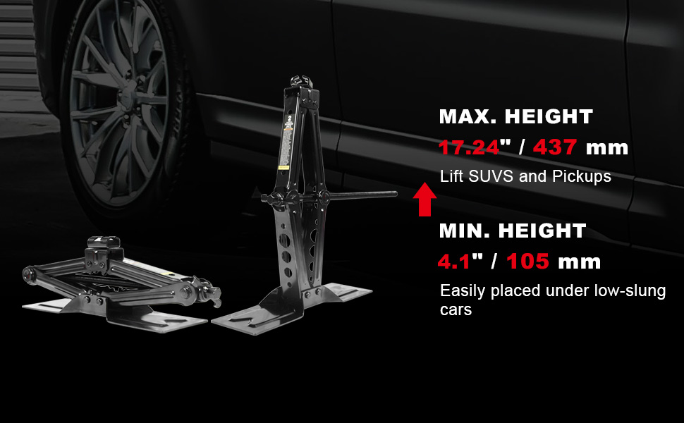 easily placed under low cars