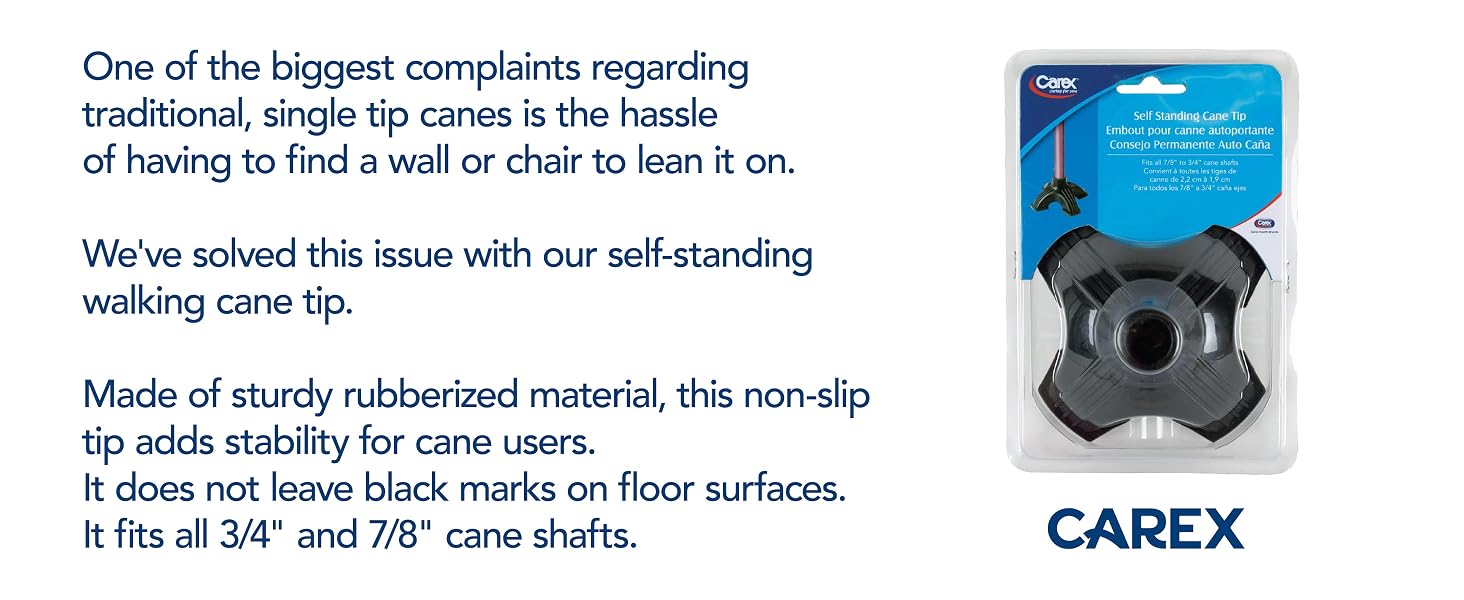 Four Pronged Cane Tip