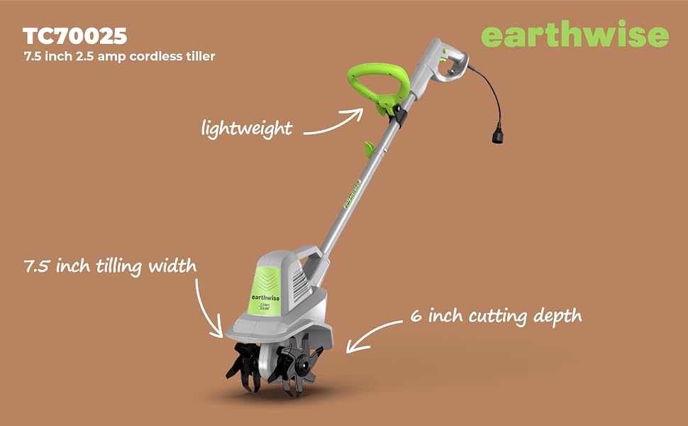 tiller, electric tiller, corded tiller, tiller cultivator, power tiller, garden tiller
