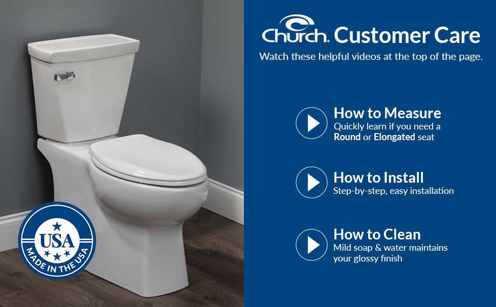 Helpful video resources at the top of the page, easy install, how to measure correct size, cleaning
