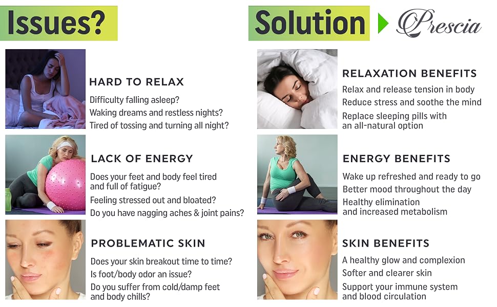 Sleep Better More Energy Relieve Stress Pain Cleanse