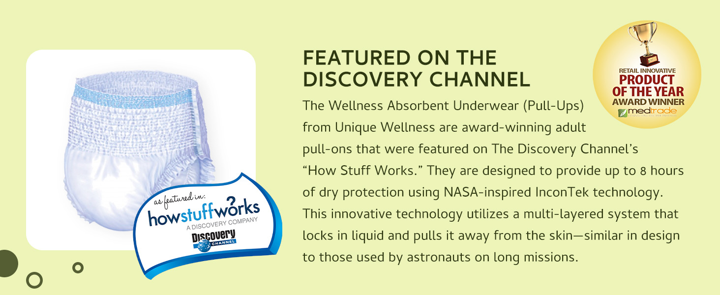 Unique Wellness - Absorbent Underwear (Premium)