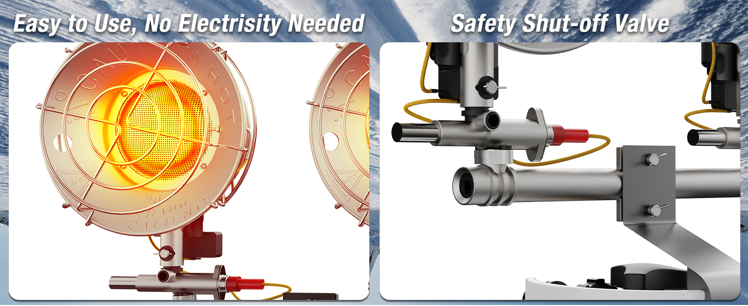 Double Tank Top Propane Heater