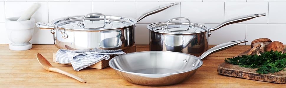 heritage steel cookware set titanium