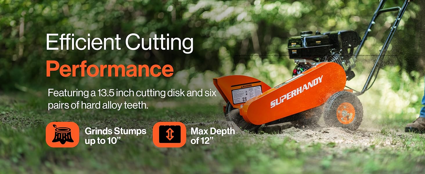 B0CGVW6XBD GUO110 Stump Grinder