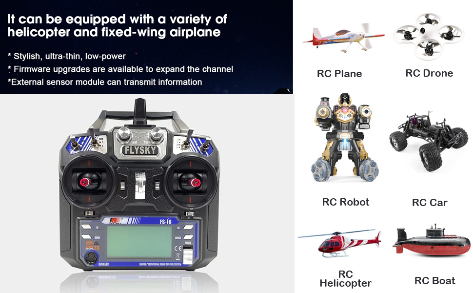 Flysky FS-i6 RC Transmitter with FS-iA6B Receiver