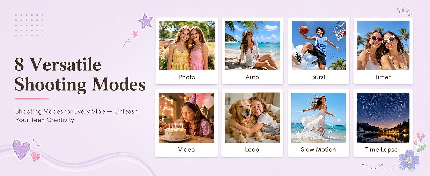 K Digital Camera Vlogging Camera for Travel Point and Shoot | 75MP Photo Resolution, 4K 30FPS Video
