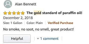 odorless smokeless lamp oil