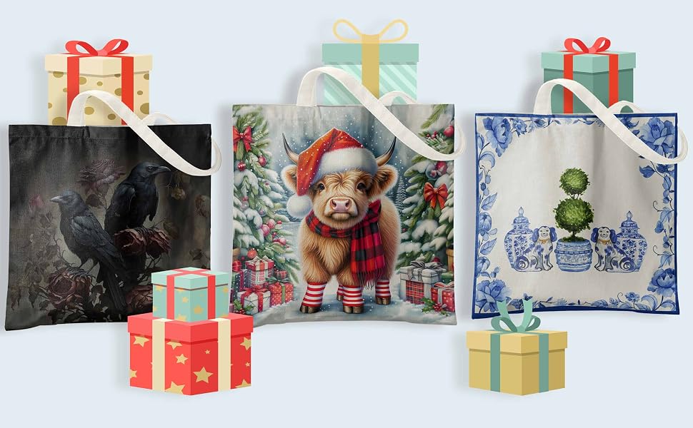 Gifts of Elegance, Veqzc Canvas Bags