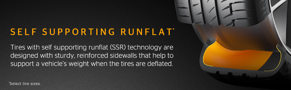 Continental ProContact RX Self Supporting Runflat technology