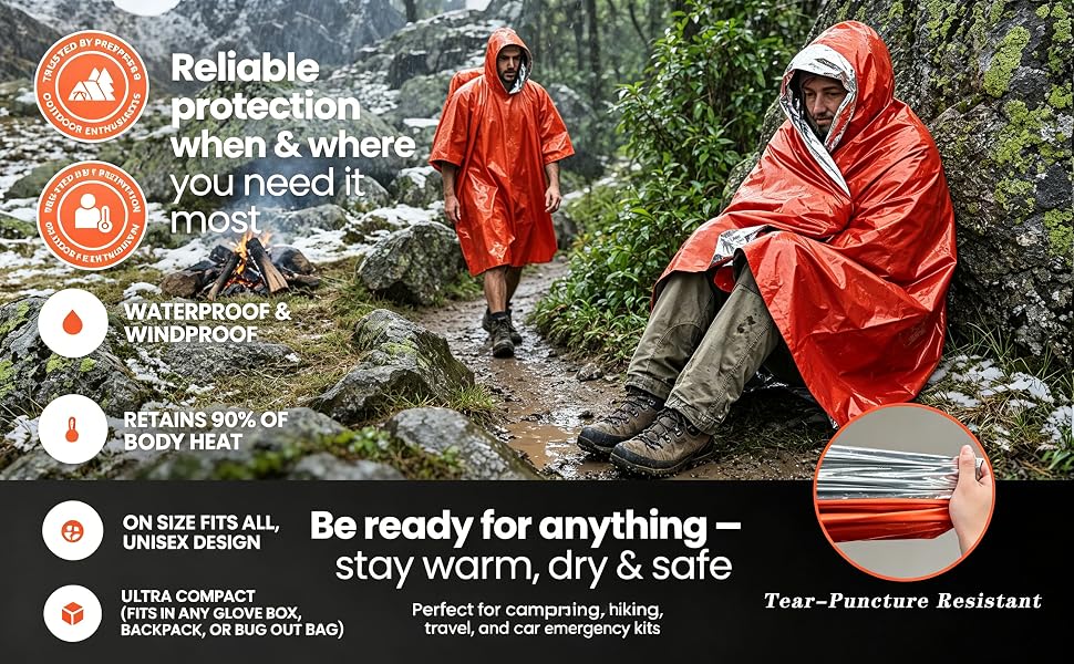 rain ponchos for adults