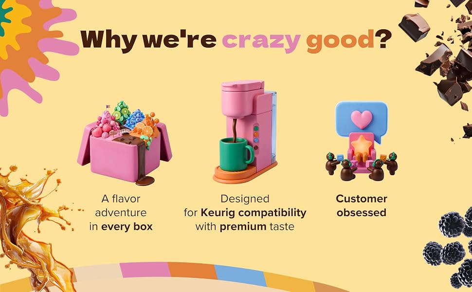Crazy cups coffee pods