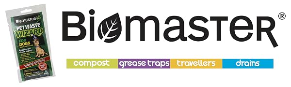 biomaster logo pet waste wizard biobin