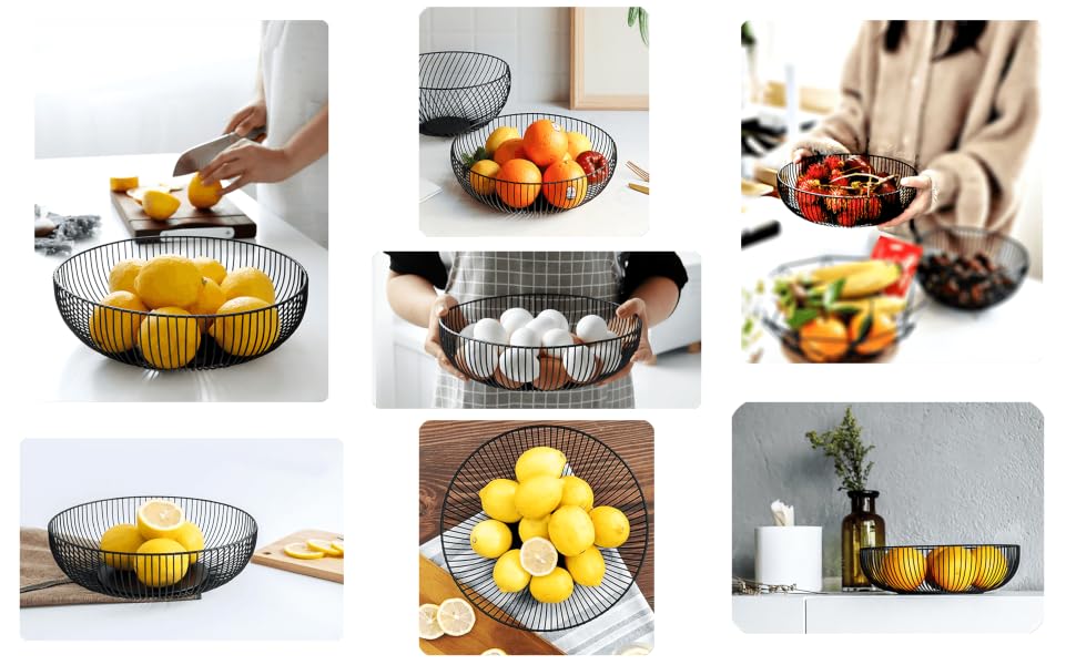 big black fruit basket