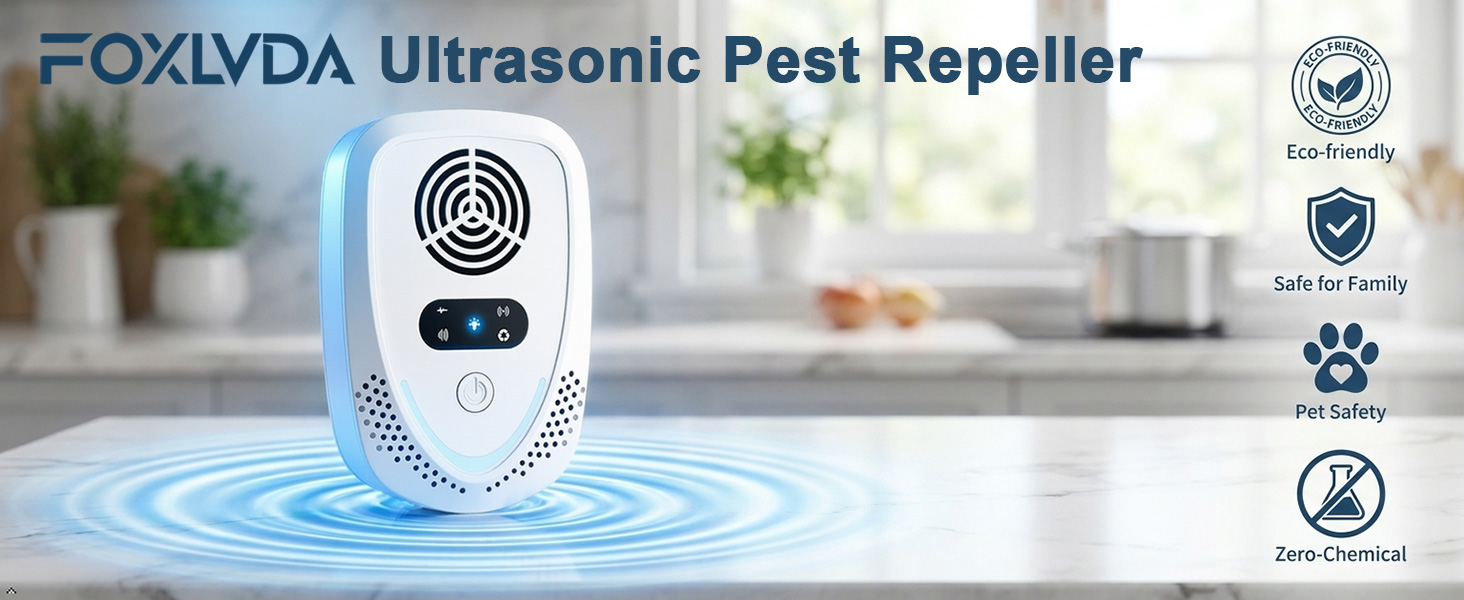 2026 Upgraded Ultrasonic Pest &amp;amp; Insect Repeller