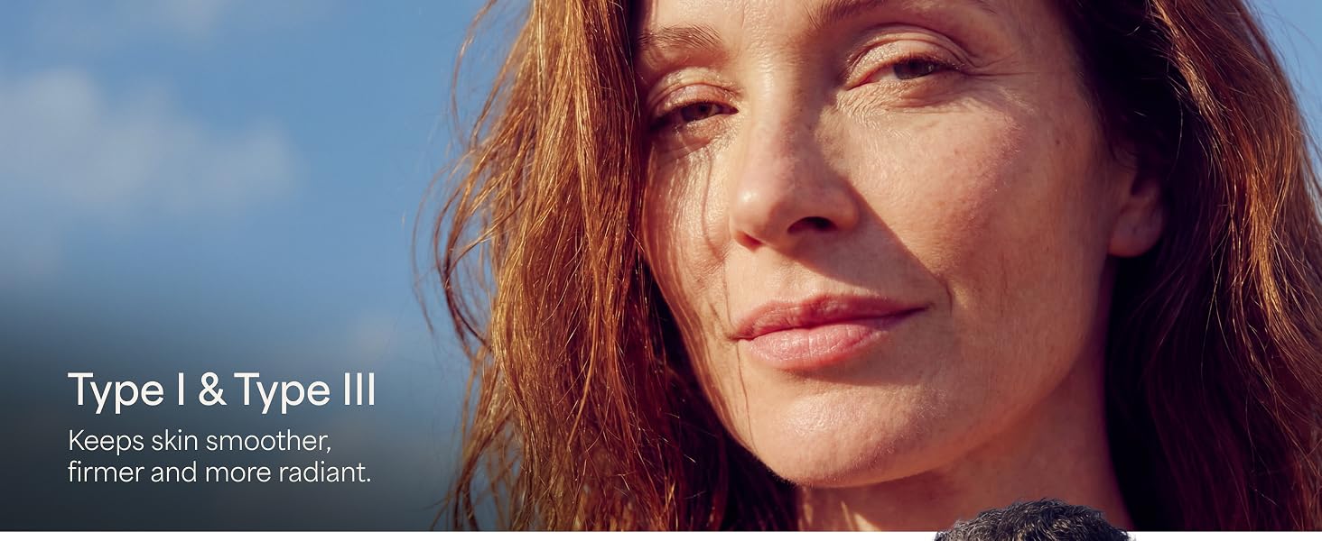 Type I &amp;amp;amp; III collagen – smoother, firmer, more radiant skin for women.