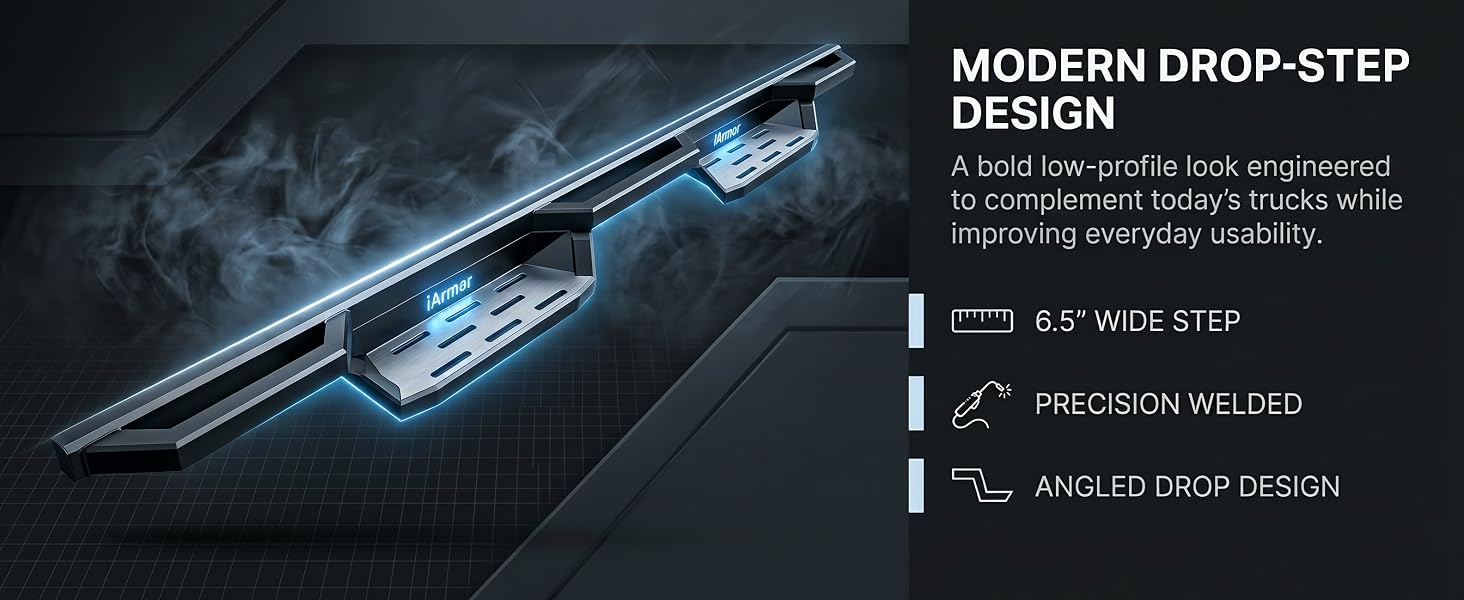 iArmor Pocket Style Running Boards