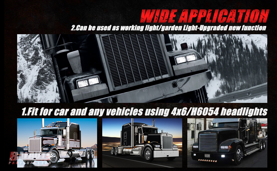 4x6 headlights widely application