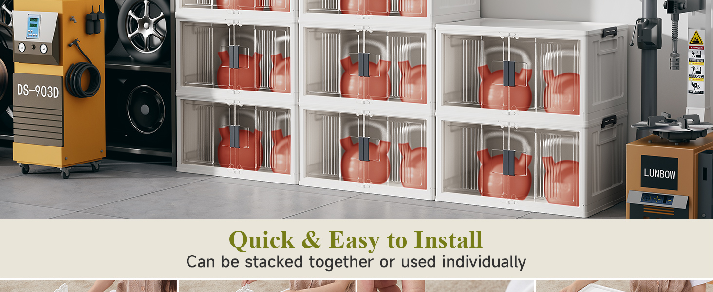 storage bins with lids