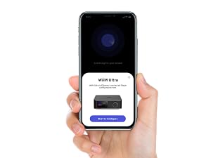 Plug in WiiM Ultra and connect to your network with the WiiM Home App.