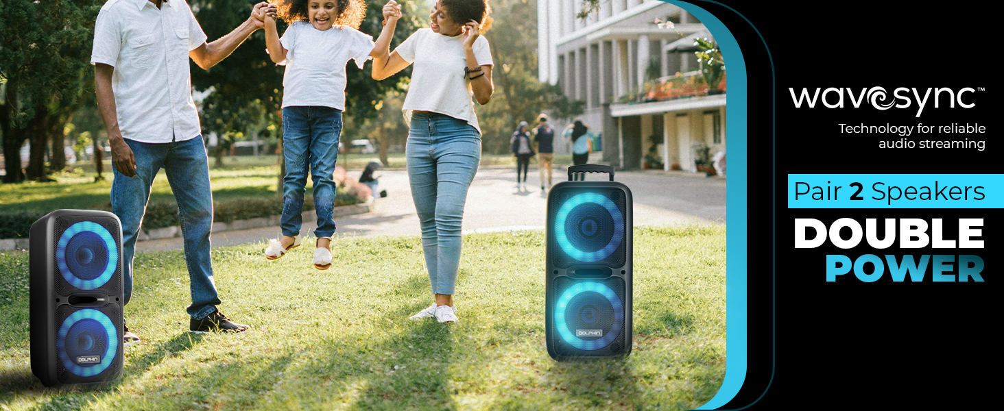musica potentes tailgate sonido club ultimate pa system lights rechargeable floor watts soeaker