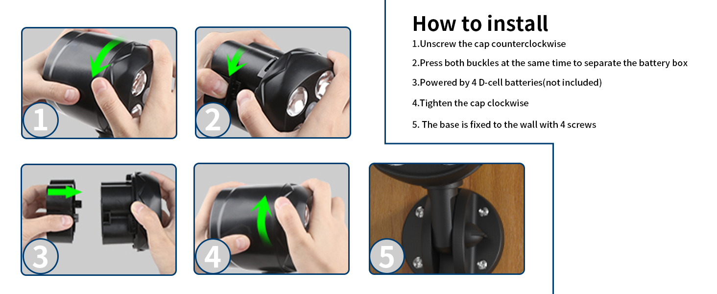 battery operated outdoor lights