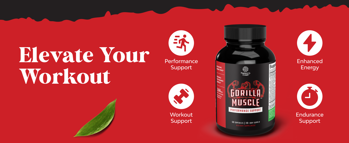 Gorilla Muscle 60ct