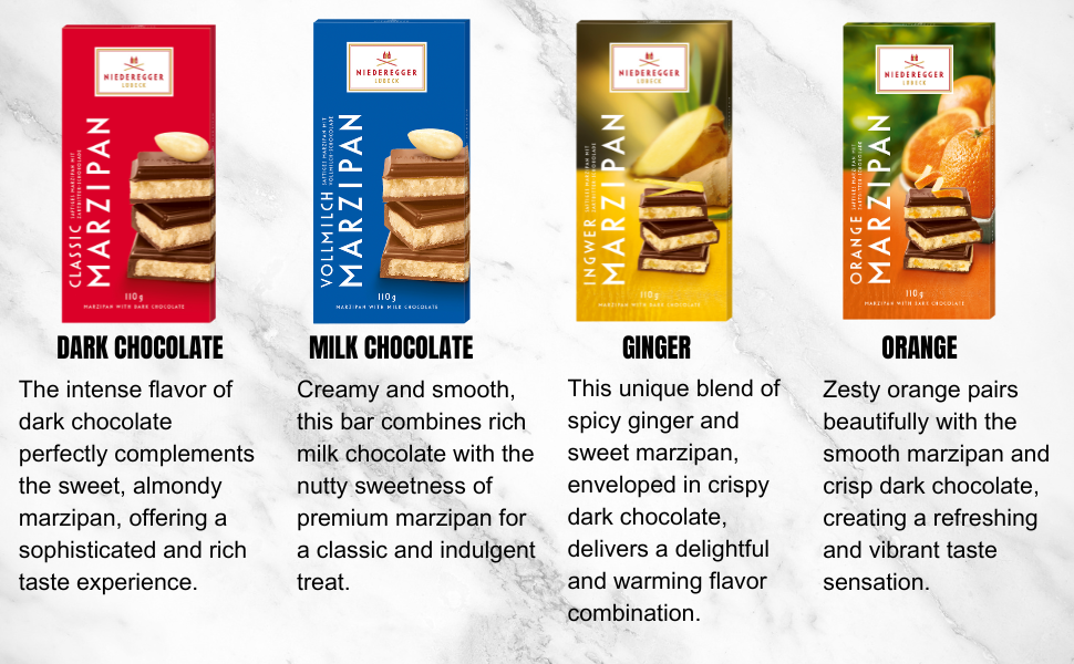 Niederegger chocolate bars